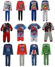 Enfants Garçons Avengers Spiderman Fireman Sam Pyjama Pyjamas Vêtements de Nuit