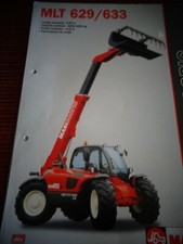 CATALOGUE - AGRICOLE - TRACTEUR - ELEVATEUR MANITOU MLT 629 / 633 ( réf 66