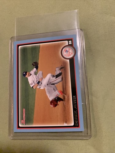 2010 bowman blue - blue, jeter