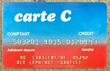 CARTE C CREDICAS BANCAIRE FIDÉLITÉ PAIEMENT TÉLÉCARTE SCHEDA PAYCARD CARTA KARTA