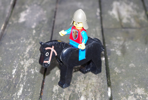 Lego chevalier cavalier - lego, moyen