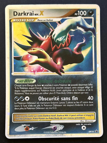 Carte pokémon darkrai niv - pokémon, x