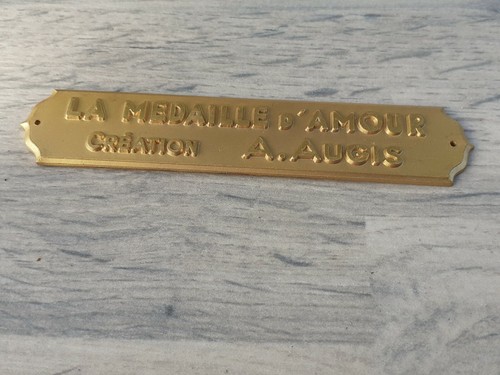 Augis medaille amour metal - amour,
