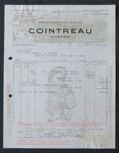 Facture angers 1930 - facture,