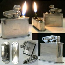 BRIQUET Ancien * KW Karl Wieden * Art Déco.* Vintage Fuel Desk LIGHTER Feuerzeug