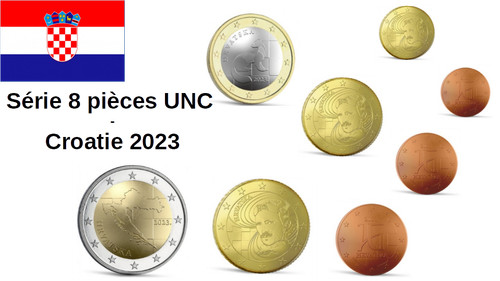 Serie euro croatie 2023 - serie,