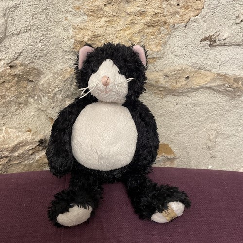 Doudou peluche chat felix noir - felix,