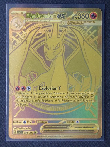 Méga dracaufeu - ex, (asc