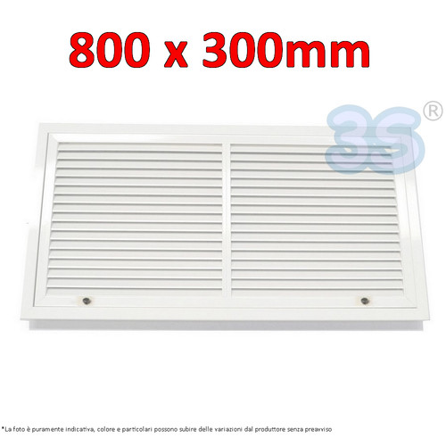 Grille reprise alu blanc - alu,