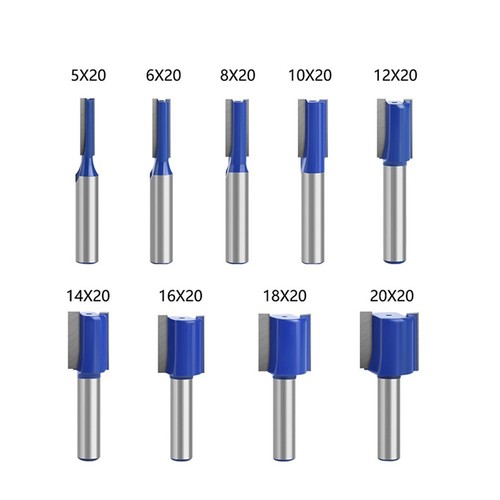 Embout routeur droit 8 - droit,