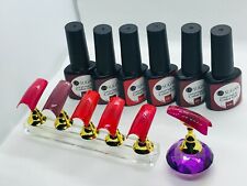 Lot de 6 Vernis Ongle Gel Semi