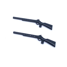 PLAYMOBIL * WESTERN * Lot de 2 Fusils Noirs Canon Long 3037 3250 3870 3875 4525