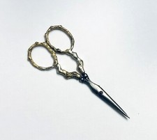 AUCOC à PARIS ciseaux de couture or 18 carat Poinçon tête d'aigle 18K nécessaire