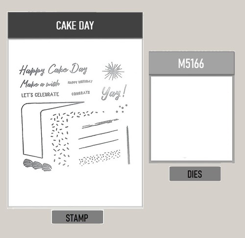 Cake day stamp and - stamp, metal