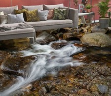 Petit ruisseau 3D 1781 sol peinture murale indécise image papier peint famille Allemagne Zoé