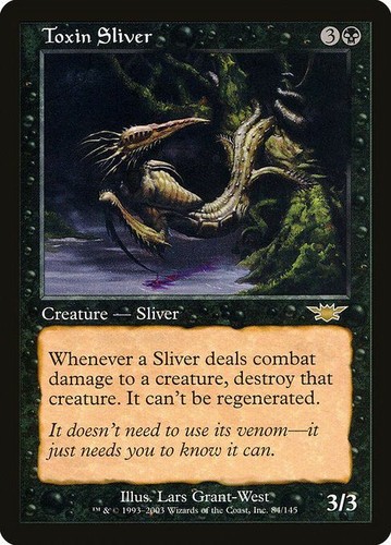 Mtg toxin sliver - mtg,