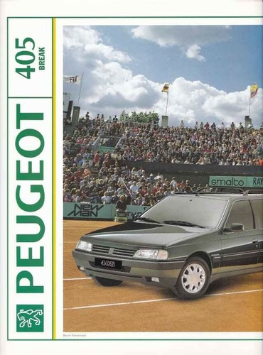 Catalogue brochure peugeot 405 - catalogue,