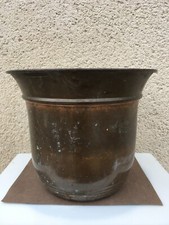 Ancien cache-pot en cuivre /