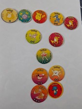 Lot de 12 Pogs / Caps Pokémon