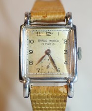 Montre bracelet homme OVALE WATCH années 30 rectangulaire révisée JGL24REC003