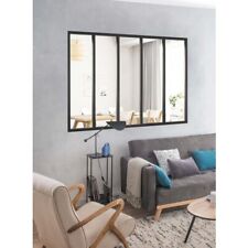 Kit Verrière intérieure 5 carreaux 108 x 153,2 cm noir lisse Kit Atelier