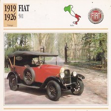 FIAT 501 - ITALIE 1919/26 -