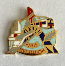 63 - Pin's TRAIN TGV PARIS RIVE GAUCHE SNCF