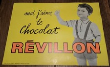 Carton publicitaire Révillon