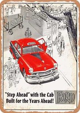 METAL SIGN - 1951 Taxi Vintage