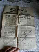 Ancien Journal de Serrurerie Ferronnerie 1951 Ferrure Porte Fer Forgé Outil Etau