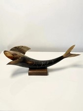 Statue poisson antique en