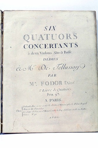 Pleyel six quatuors violons - 2,