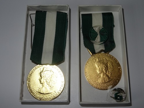 Lot médaille honneur - 2, d'honneur