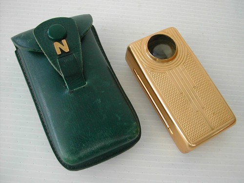 Ancienne lampe poche dore - *,