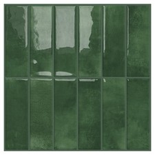 20Pièces Vert Carrelage