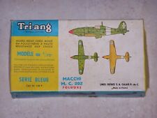 Vintage TRI-ANG 1/72ème MACCHI M.C. 202  "FOLGORE" 