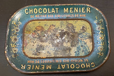 CHOCOLAT MENIER PETITE  COUPELLE EN TOLE LE GOUTER DE FIRMIN BOUISSET