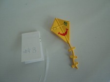 PLAYMOBIL vintage city life enfant cerf-volant jaune set 4543 de 1997 #3 / 4132