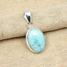 Larimar Gemstone 925 Sterling