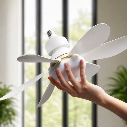 Ventilateur plafond led e27 - led,