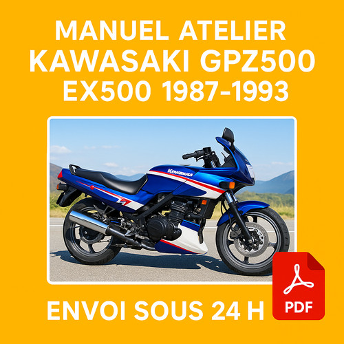 Manuel atelier kawasaki gpz500 - atelier,