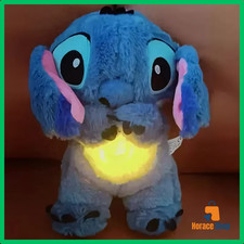 ✅ Peluche Stitch Bébé Berceuse Apaisante Respirante Geek Dodo Enfant Adulte