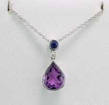 Collier Pendentif Améthyste