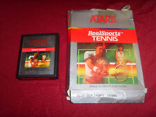 Atari VCS 2600 - Realsports Tennis en boite abimée - Testé fonctionnel