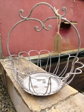 Panier à plantes shabby chic