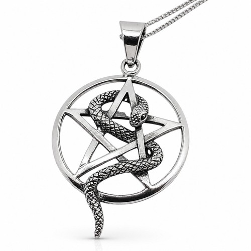 Collier pendentif pentacle