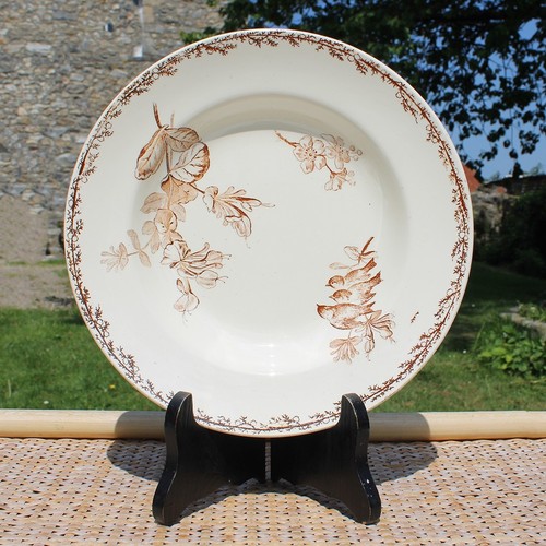 Assiette creuse faïence de - faïence,