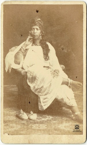 Cdv algérie 1870 femme - cdv,