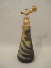 Authentique vaporisateur à parfum signé Gallé époque art nouveau
