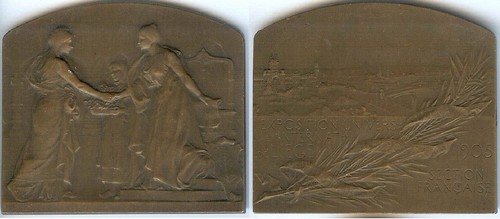 Médaille table liege - de,